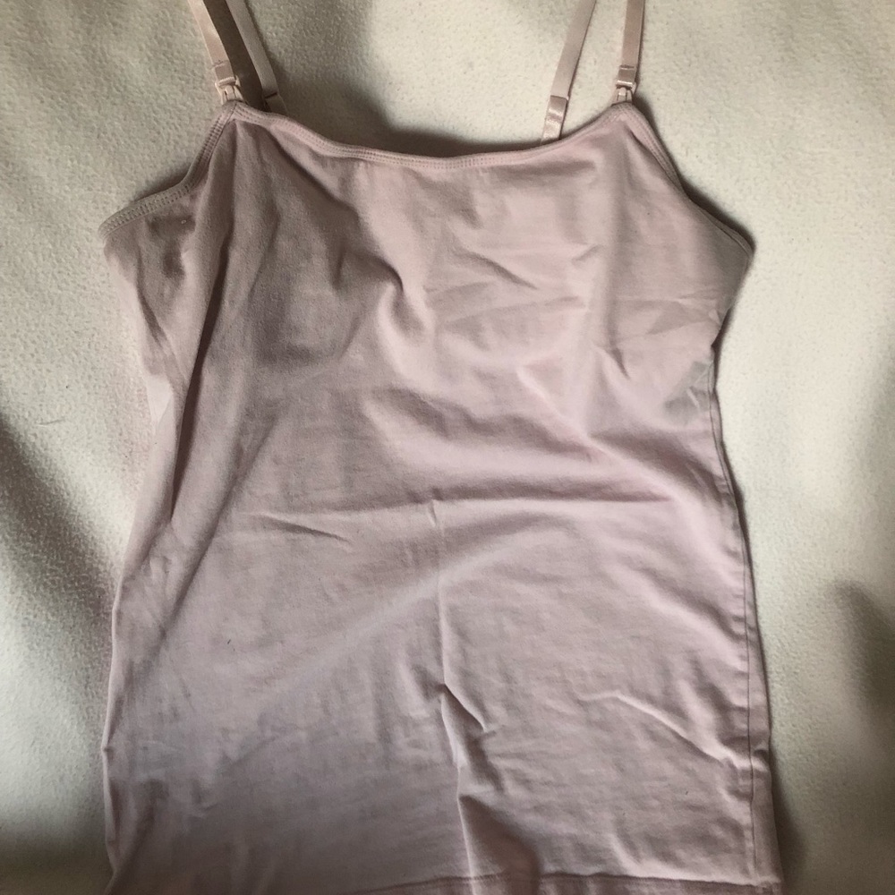 Maternity nursing tank top
